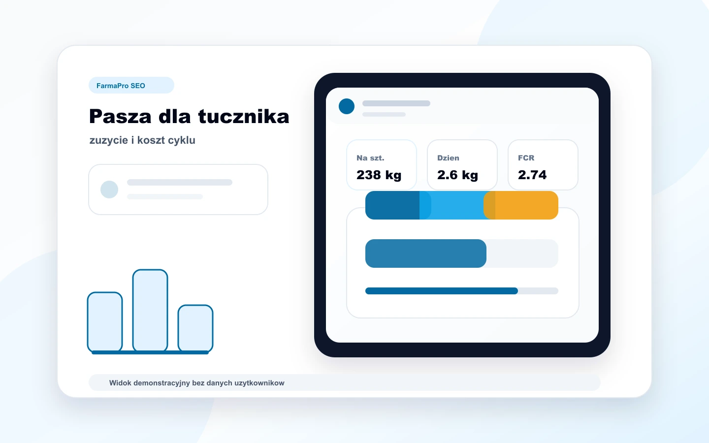 FarmaPro - zużycie paszy przez tucznika i wynik FCR